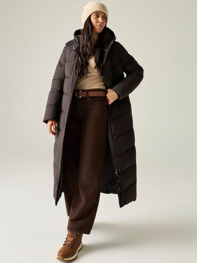 Regatta Brown Eloria Heavyweight Water Repellent Coat - Image 1 of 6 Regatta Brown Eloria Heavyweight Water Repellent Coat - Image 1 of 6