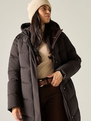 Regatta Brown Eloria Heavyweight Water Repellent Coat - Image 5 of 6