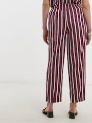 Μωβ - JD Williams Λινό Μικτό Παντελόνα Φαρδιά γραμμή - Εικόνα 3 από 4