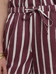 Μωβ - JD Williams Λινό Μικτό Παντελόνα Φαρδιά γραμμή - Εικόνα 4 από 4