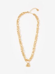 Goldfarben - Mint Velvet Double Layered Chain Necklace - Bild 1 von 3