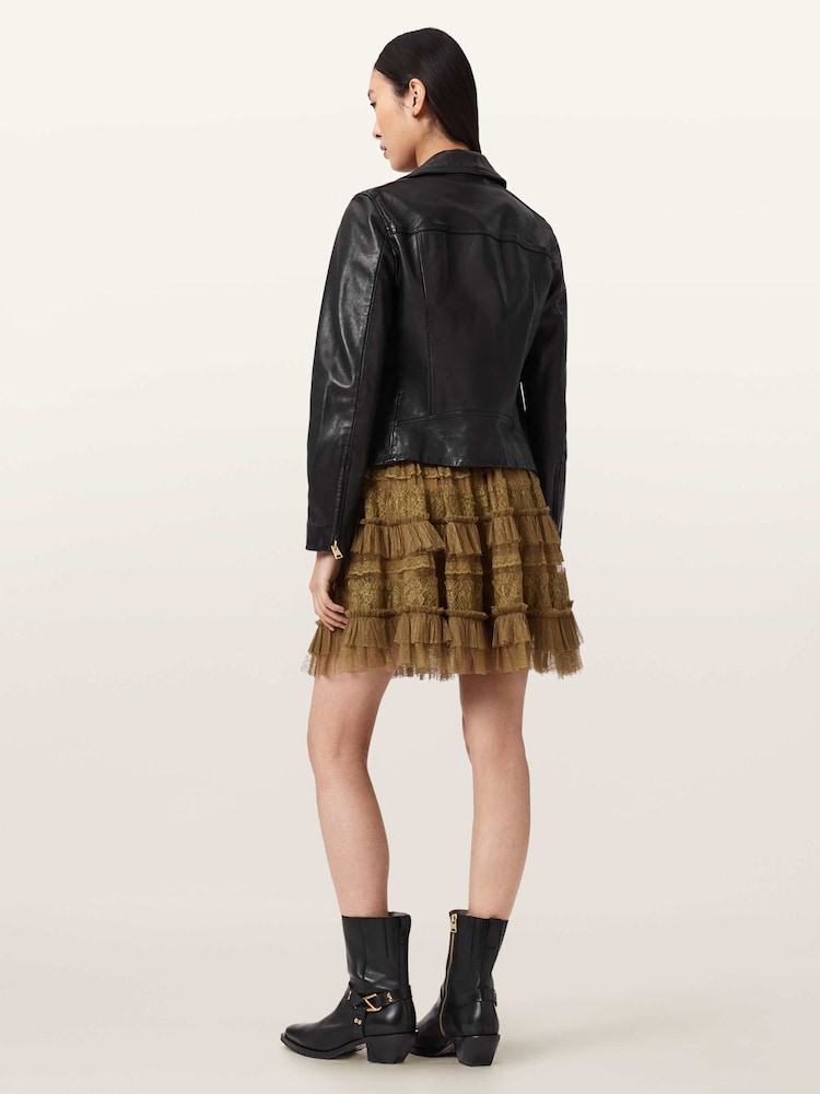 بني - AllSaints Arlea Mini Skirt - Image 2 of 8 بني - AllSaints Arlea Mini Skirt - Image 2 of 8