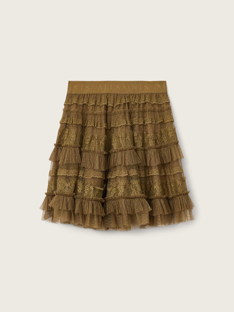 بني - AllSaints Arlea Mini Skirt - Image 8 of 8 بني - AllSaints Arlea Mini Skirt - Image 8 of 8