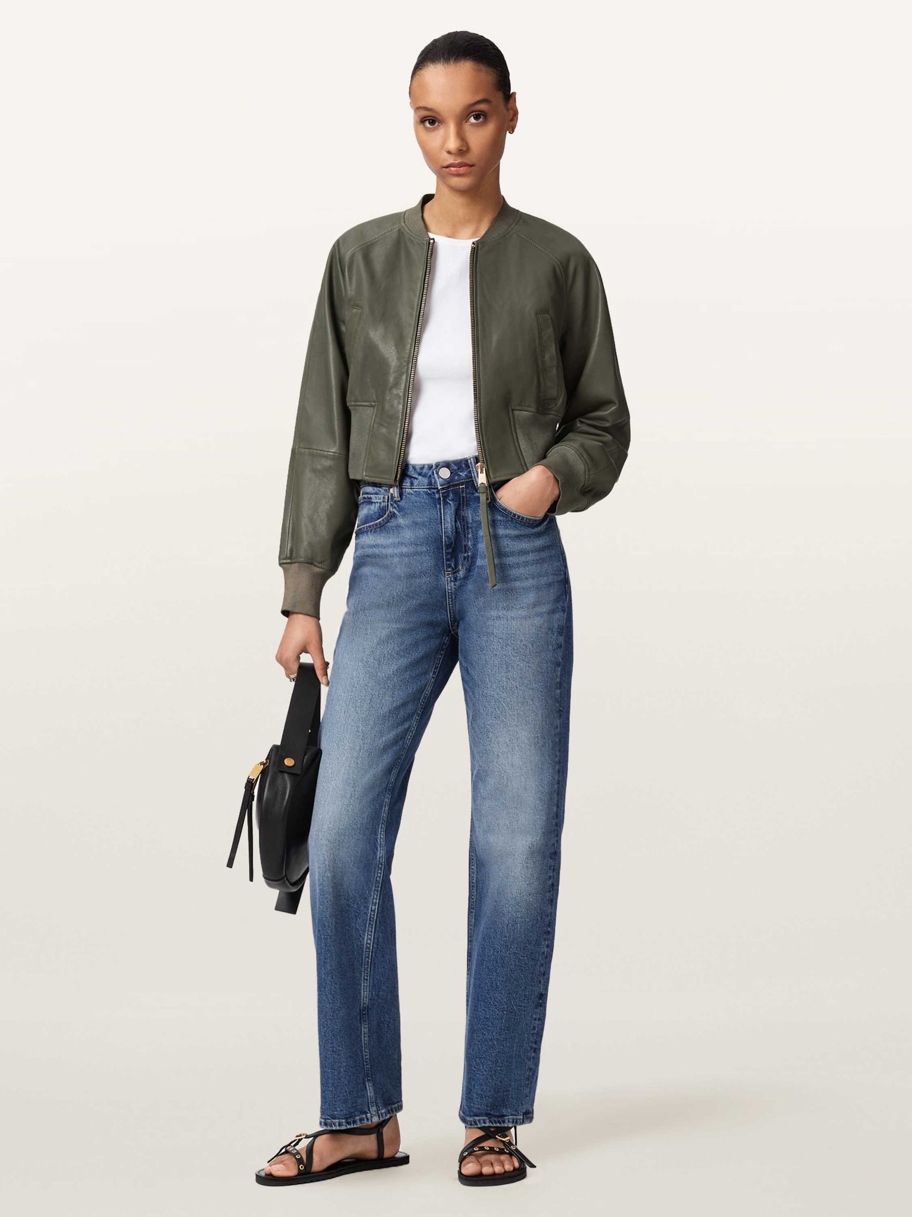 Buy AllSaints Green Suri Bomber Jacket from the Next UK online shop