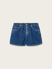 AllSaints Blue Tay Denim Shorts - Image 6 of 6