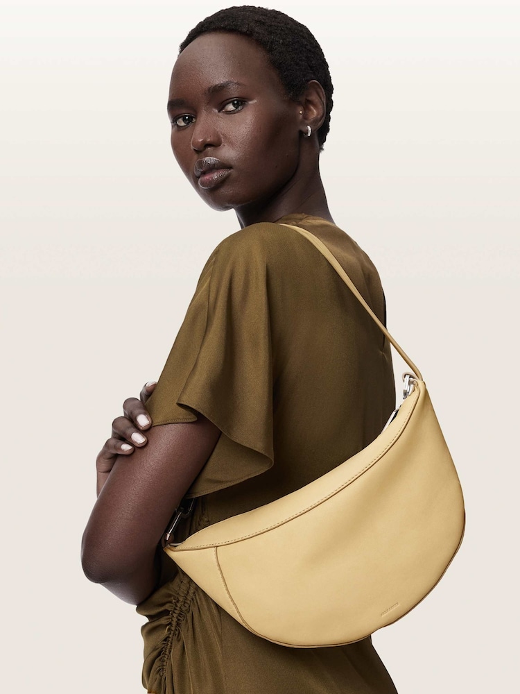 AllSaints Yellow Luna Micro Bag - Image 4 of 4 AllSaints Yellow Luna Micro Bag - Image 4 of 4