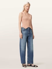 AllSaints Pink Cruz Waistcoat - Image 2 of 6