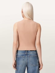 AllSaints Pink Cruz Waistcoat - Image 4 of 6