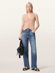 AllSaints Pink Cruz Waistcoat - Image 5 of 6