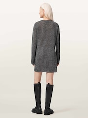AllSaints Grey Deetz Dress - Image 4 of 6