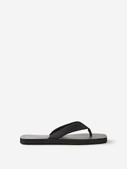 Cotton On Black Sporty Flip Flops - Image 1 of 4