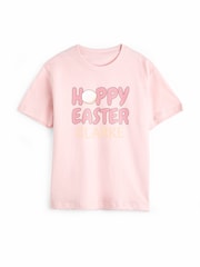 Personalised Hoppy Easter T-Shirt by Dollymix - Image 1 of 3