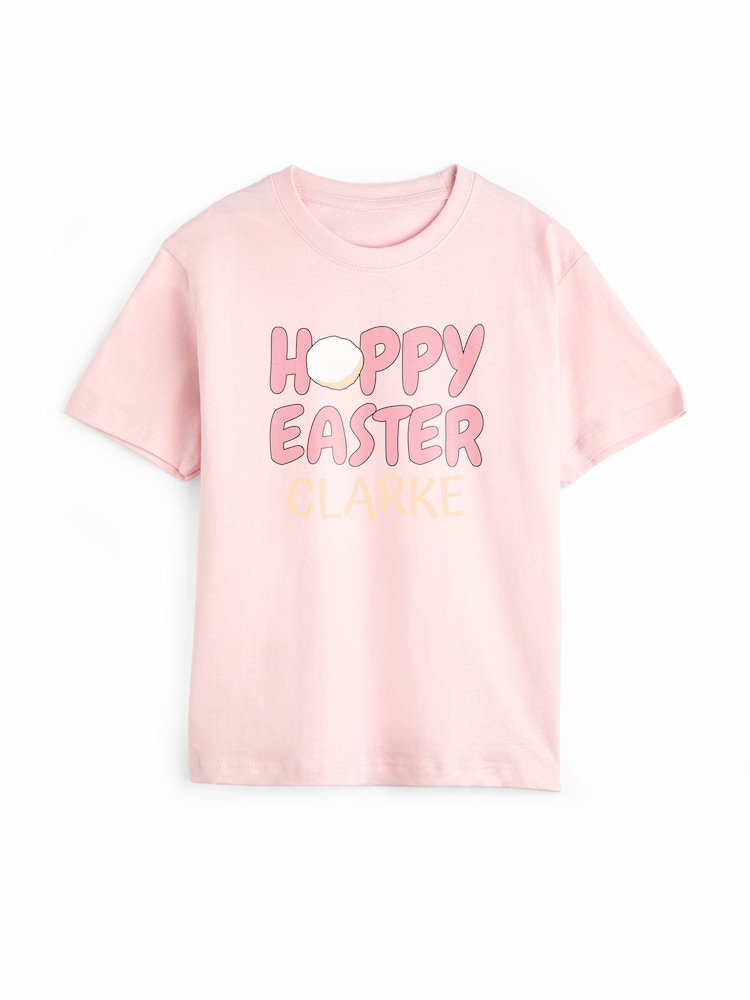 Personalised Hoppy Easter T-Shirt by Dollymix - Image 1 of 3