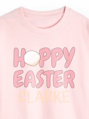 Personalised Hoppy Easter T-Shirt by Dollymix - Image 3 of 3