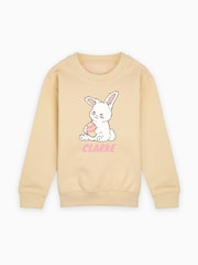 Personalised Easter Bunny Character Sweatshirt by Dollymix - Image 1 of 4