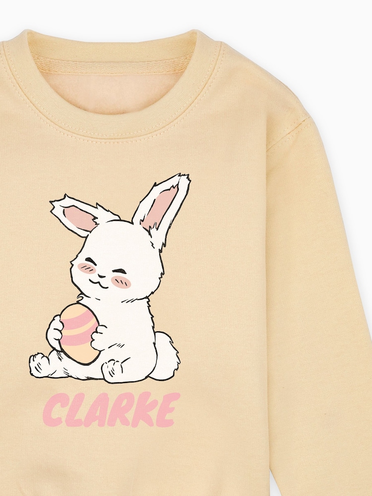 Personalised Easter Bunny Character Sweatshirt by Dollymix - Image 2 of 4
