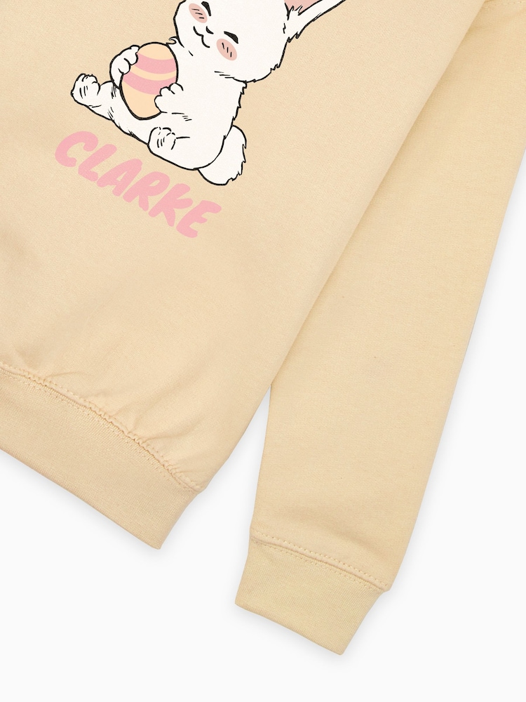 Personalised Easter Bunny Character Sweatshirt by Dollymix - Image 4 of 4