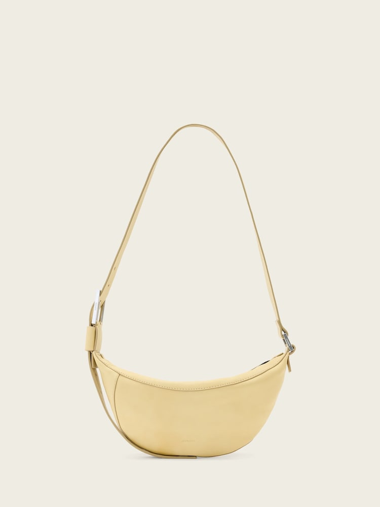 AllSaints Yellow Luna Cross-Body Bag - Image 2 of 4