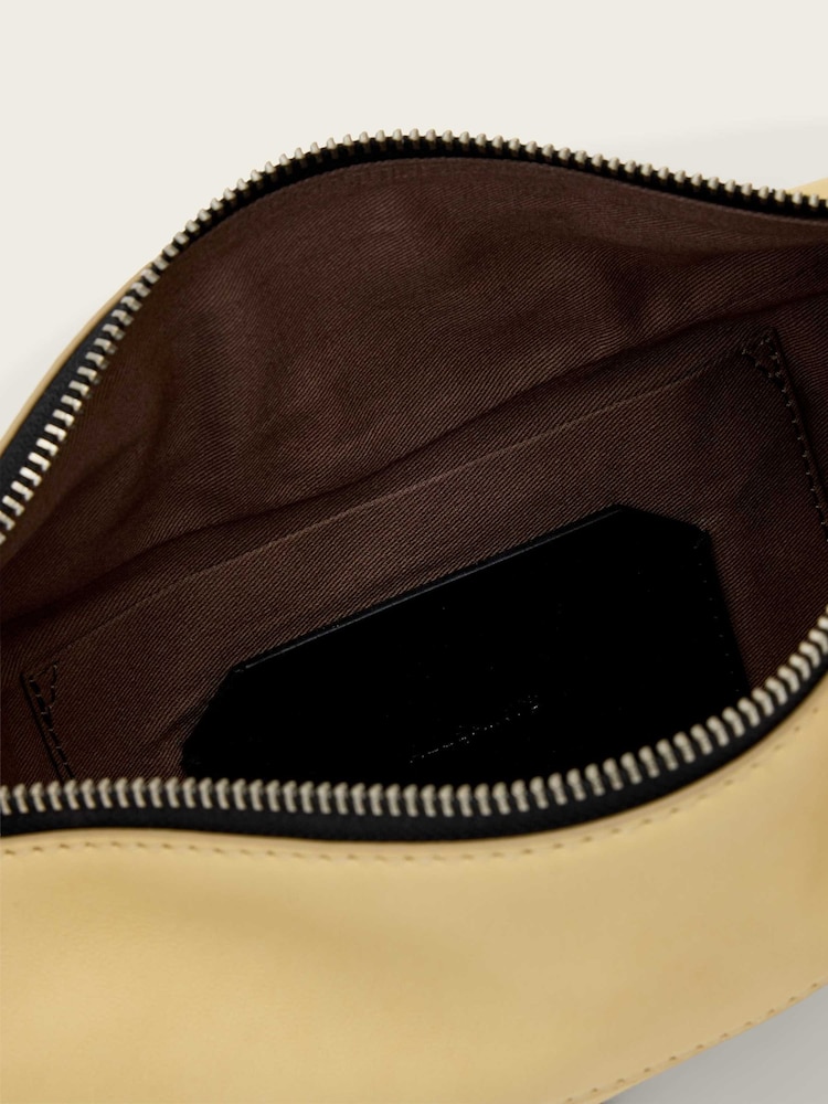 AllSaints Yellow Luna Cross-Body Bag - Image 4 of 4