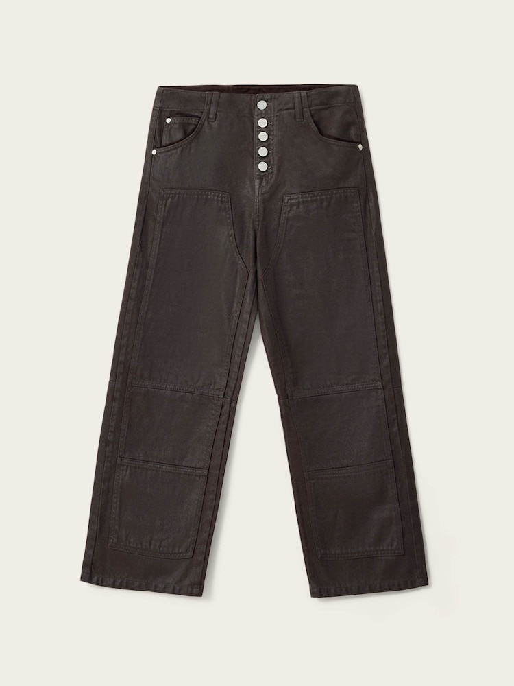 AllSaints Brown Tay Carpenter Jeans - Image 7 of 7