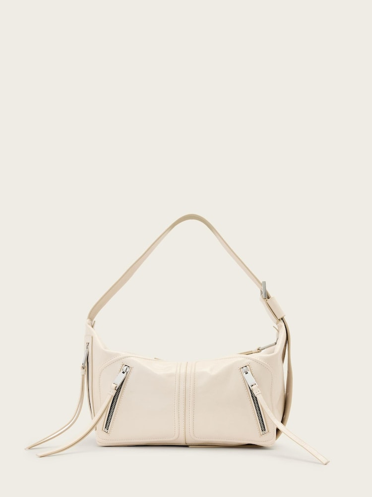 AllSaints White Jean Rey Shoulder Bag - Image 1 of 4
