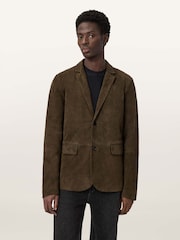 AllSaints Green Monet Blazer - Image 1 of 6