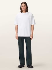 AllSaints White Odyssey Short Sleeve Crew Neck T-Shirt - Image 3 of 7