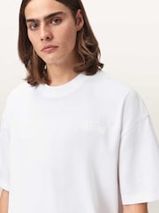AllSaints White Odyssey Short Sleeve Crew Neck T-Shirt - Image 5 of 7