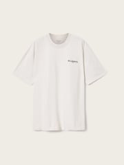 AllSaints White Hallis Short Sleeve Crew Neck T-Shirt - Image 7 of 7
