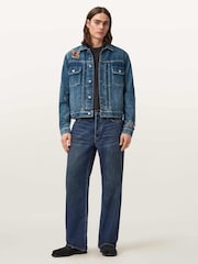 AllSaints Blue Exile Patch Jacket - Image 2 of 6
