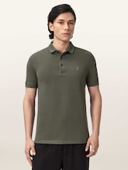 AllSaints White Reform Short Sleeve Polo Shirts 2 Pack - Image 6 of 9