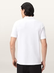 AllSaints White Reform Short Sleeve Polo Shirts 2 Pack - Image 7 of 9