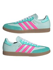 adidas Blue Samba Messi Boots - Image 5 of 9