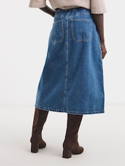 JD Williams Elasticated Waist Midi Skirt - 4的图像3｝