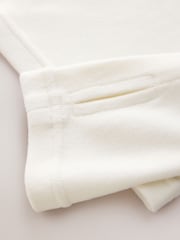 Ecru Thermal Crew Neck Long Sleeve Top - Image 10 of 11