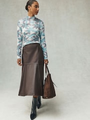 Pink National Trust - Roll Neck Long Sleeve Top - Εικόνα 2 από 7