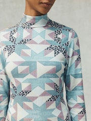 Pink National Trust - Roll Neck Long Sleeve Top - Εικόνα 4 από 7