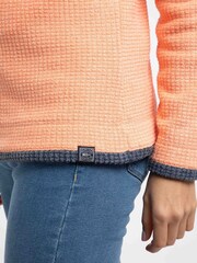 Weird Fish Orange Beye Quarter  Zip Grid Fleece - Image 5 of 7