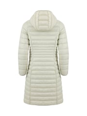 Weird Fish Brown Ravinia Lightweight Padded Long-Line Jacket - Image 8 of 8