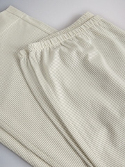The Set 3 Pack Long Sleeve Cotton Pyjamas Pink/Taupe Stripe/Cream - Image 9 of 9