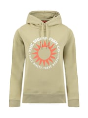 Weird Fish Natural/cream Kira Graphic Popover Natural Print Hoodie - Image 5 of 6
