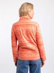 Weird Fish Pink Amy Printed Micro Fleece - Image 2 of 7