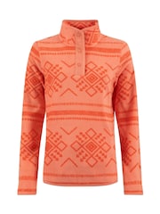 Weird Fish Pink Amy Printed Micro Fleece - Image 6 of 7