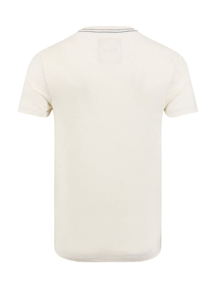 Weird Fish Cream Cast Off Front Print Graphic T-Shirt - Image 6 of 6