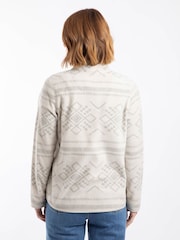 Weird Fish Brown Amy Printed Micro Fleece - Image 2 of 7