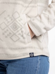 Weird Fish Brown Amy Printed Micro Fleece - Image 5 of 7