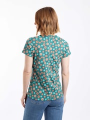 Weird Fish Green Merica Printed Jersey T-Shirt - Image 2 of 8