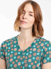 Weird Fish Green Merica Printed Jersey T-Shirt - Image 5 of 8