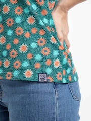 Weird Fish Green Merica Printed Jersey T-Shirt - Image 6 of 8