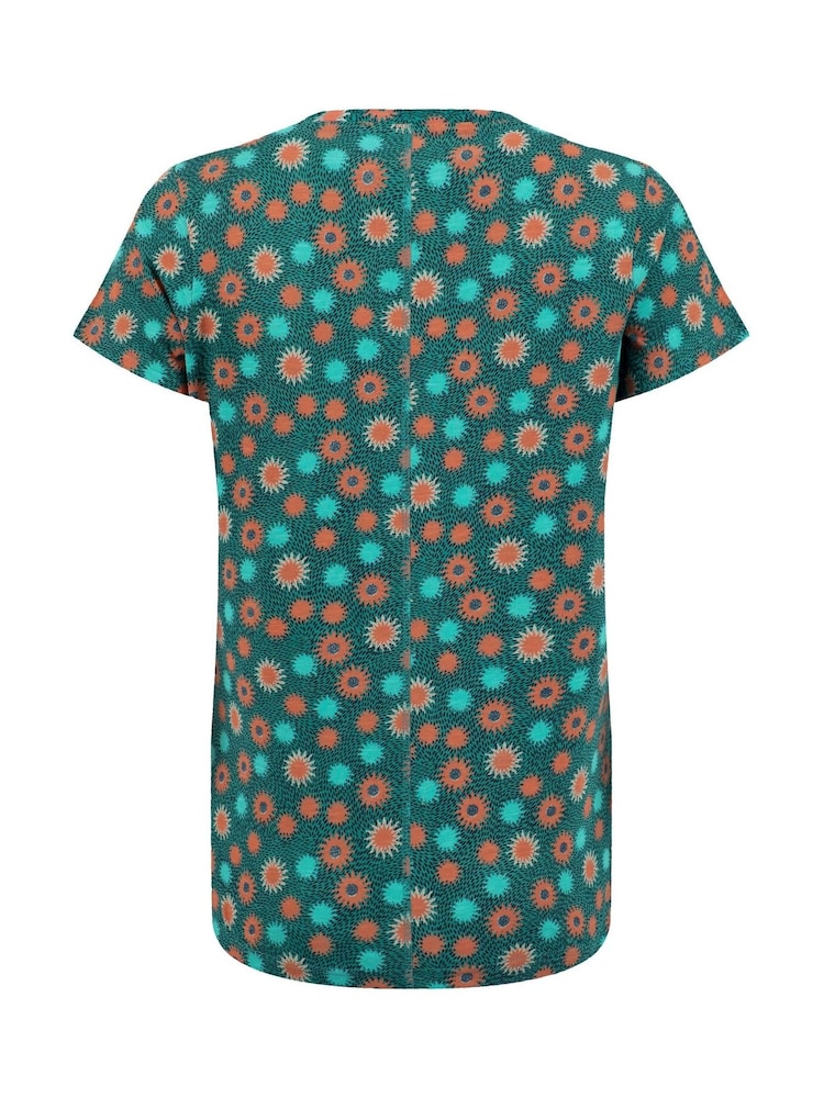 Weird Fish Green Merica Printed Jersey T-Shirt - Image 8 of 8